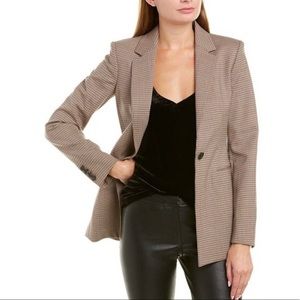 Theory Plaid Blazer sz 2